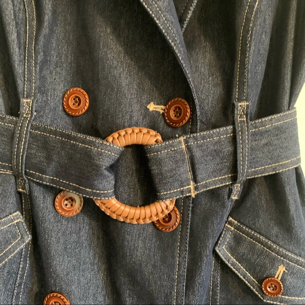SPENSE denim tench dress size 8 - Picture 8 of 10